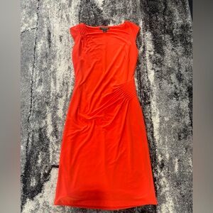 Ralph Lauren Vibrant Orange Midi Dress